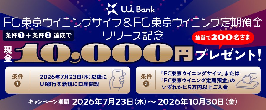 ウイニングサイフ＆定期CP