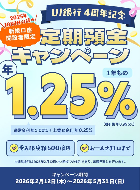 定期預金キャンペーン