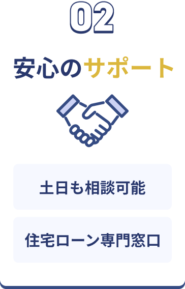 02 安心のサポート